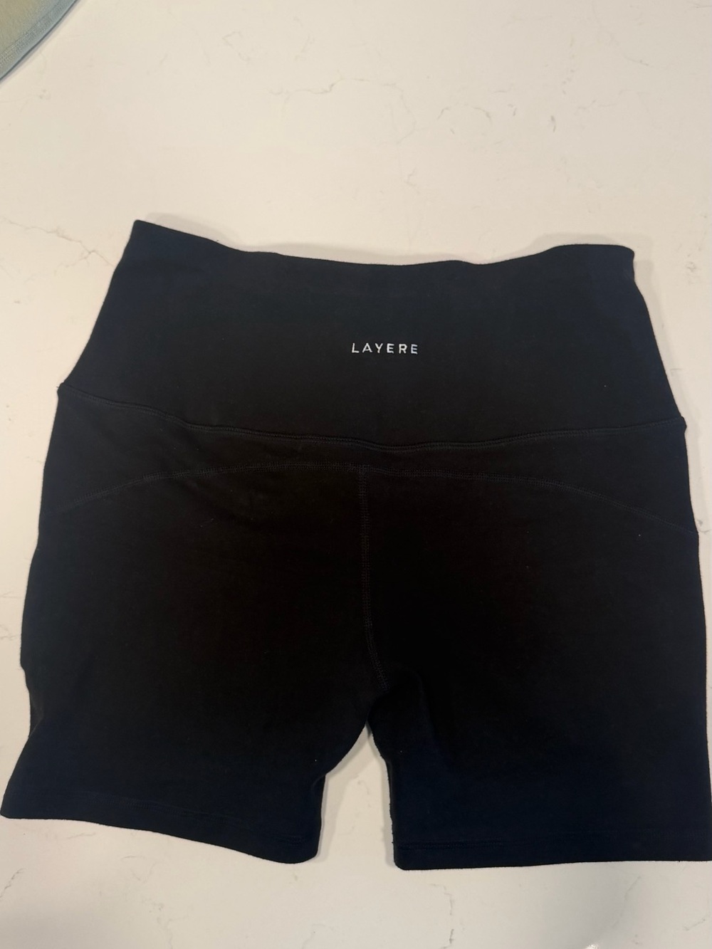 Layere organic cotton shorts size M black BRAND NEW